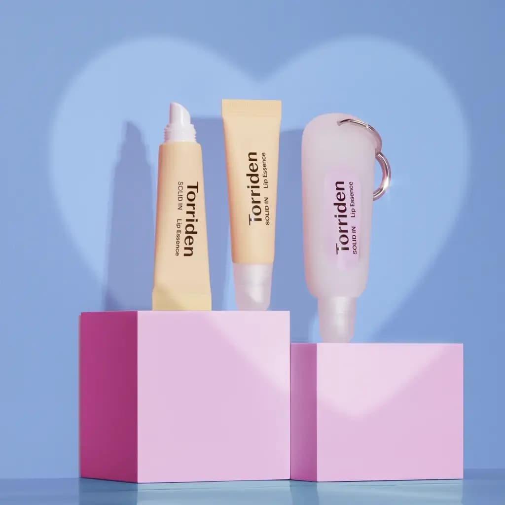 SOLID IN Lip Essence Keychain Triple Set (4pcs)