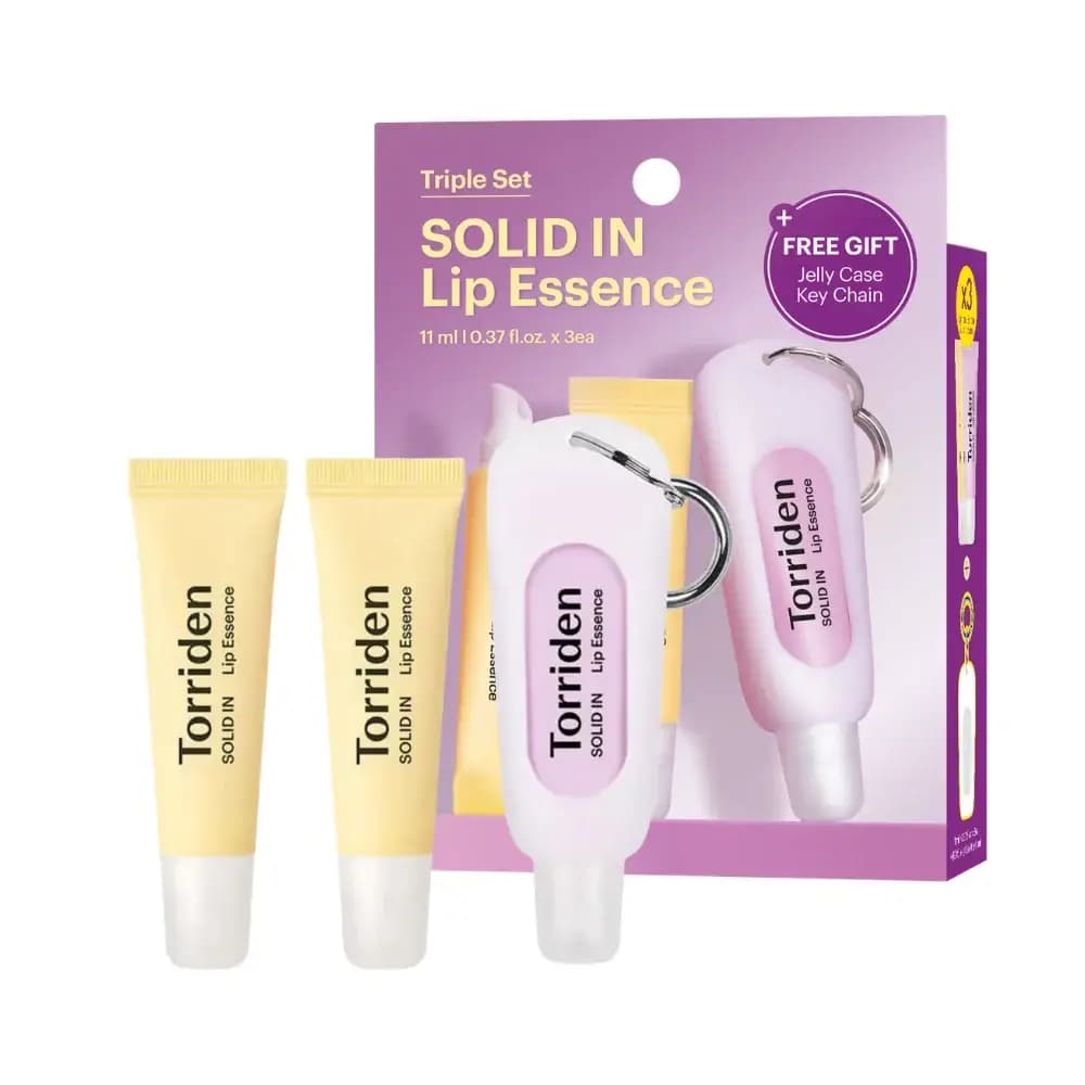 SOLID IN Lip Essence Keychain Triple Set (4pcs)
