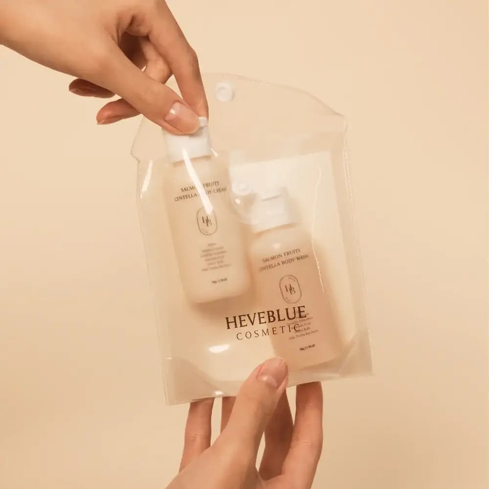 Salmon Fruity Centella Body Travel Kit (2pcs)
